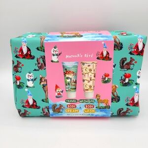 Nathalie Lete Travel Washbag With Body Cream‎ And Body Wash Bag Holiday Gift